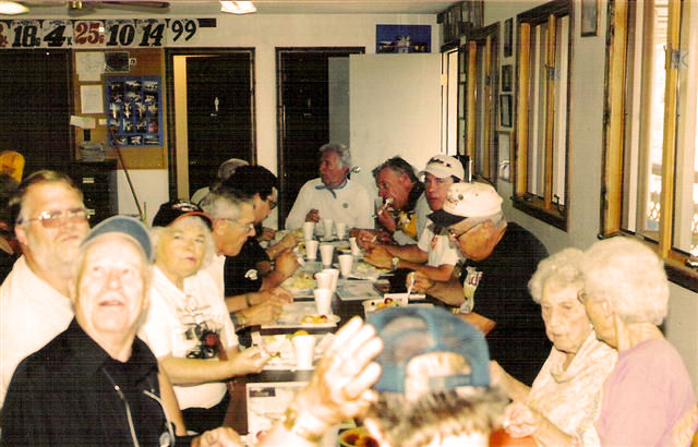 hungry members of the WPFTA at the annual get together breakfast